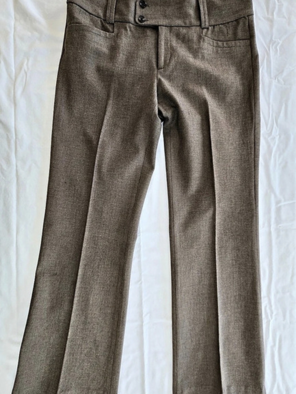 Banana Republic The Sloan Fit Pant Bootcut Pants in Brown Size 10 Stretch